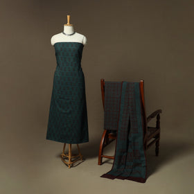 Bagh hand block print natural dyed cotton 3pc unstitched