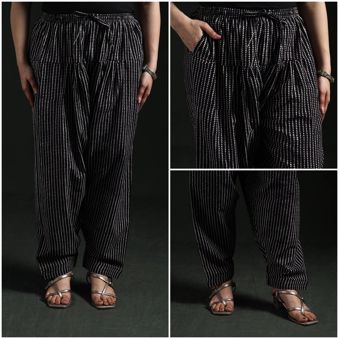 Bagh hand block print natural dyed cotton salwar 14