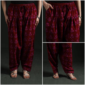 Bagh hand block print natural dyed cotton salwar 16