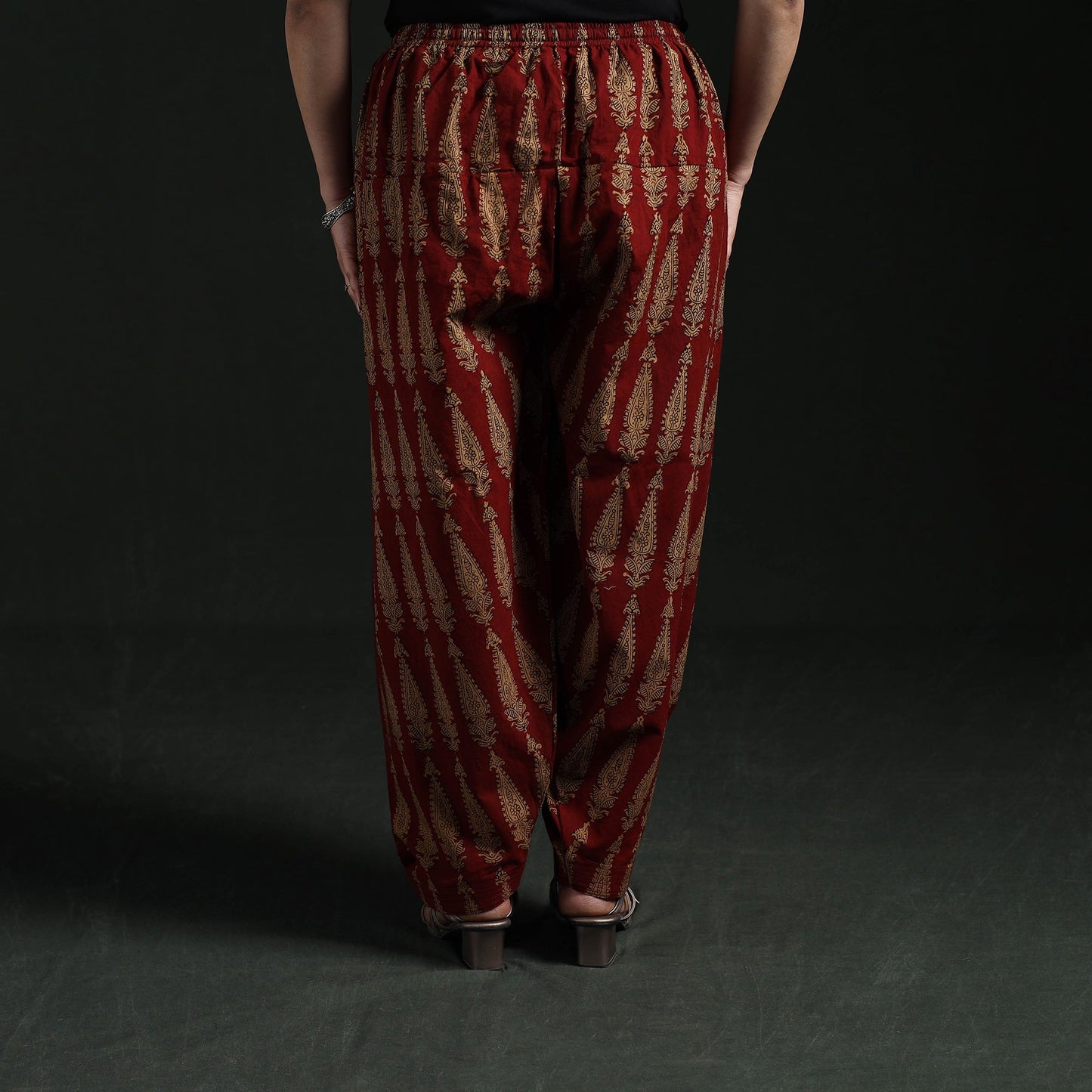 Bagh hand block print natural dyed cotton salwar 17