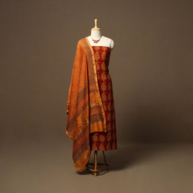 Bagh hand cotton 2pc unstitched dress material