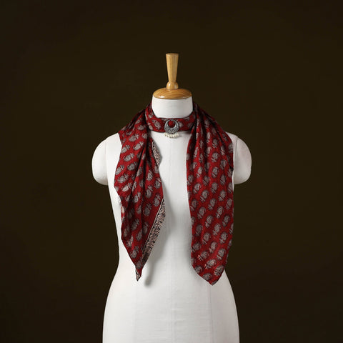 Bagh modal silk pendant necklace scarf 20 - handcrafted