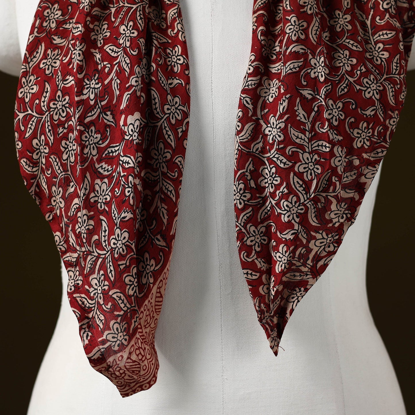 Bagh modal silk pendant necklace scarf 21 - handcrafted