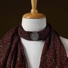 Bagh modal silk pendant necklace scarf 22 - handcrafted