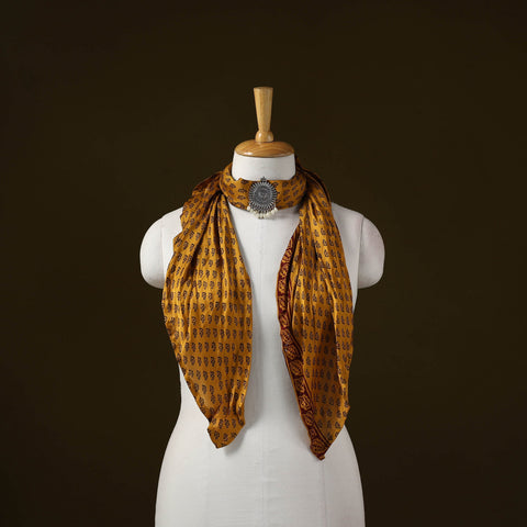 Bagh modal silk pendant necklace scarf 69 - handcrafted