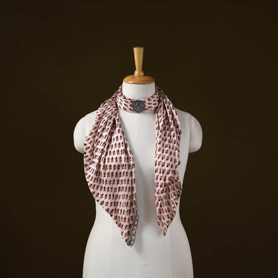 Bagh modal silk pendant necklace scarf 71 - handcrafted