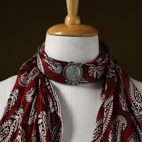 Bagh modal silk pendant necklace scarf 80 - handcrafted