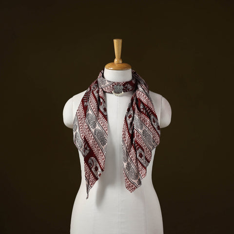 Bagh modal silk pendant necklace scarf 82 - handcrafted