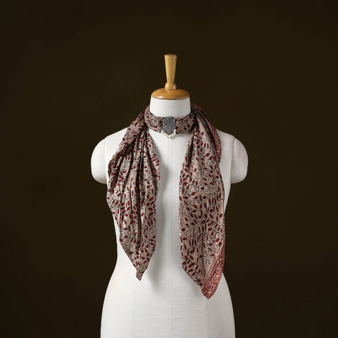 Bagh modal silk pendant necklace scarf 19 - handcrafted