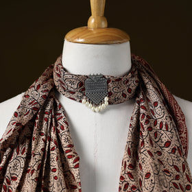 Bagh modal silk pendant necklace scarf 19 - handcrafted