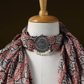 Bagh modal silk pendant necklace scarf 65 - handcrafted