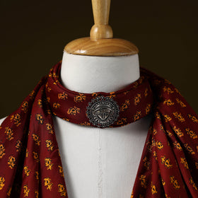 Bagh modal silk pendant necklace scarf 66 - handcrafted