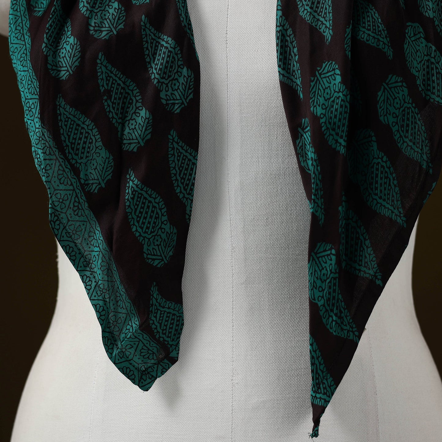 Bagh modal silk pendant necklace scarf 67 - handcrafted