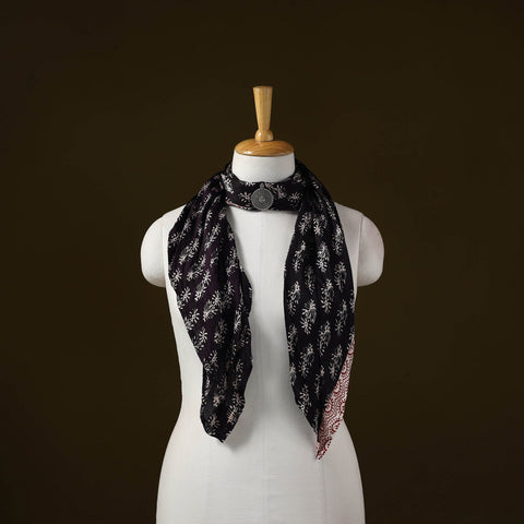 Bagh modal silk pendant necklace scarf 70 - handcrafted