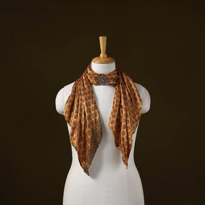 Bagh modal silk pendant necklace scarf 73 - handcrafted