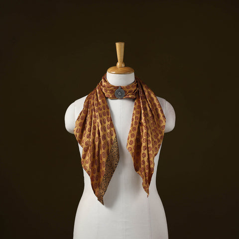 Bagh modal silk pendant necklace scarf 73 - handcrafted