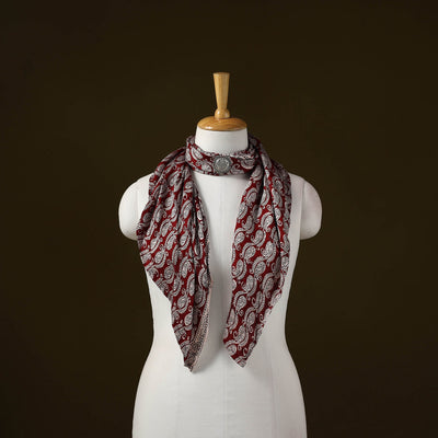 Bagh modal silk pendant necklace scarf 74 - handcrafted