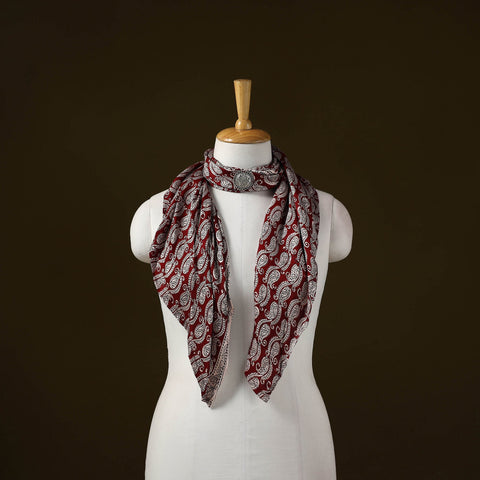 Bagh modal silk pendant necklace scarf 74 - handcrafted