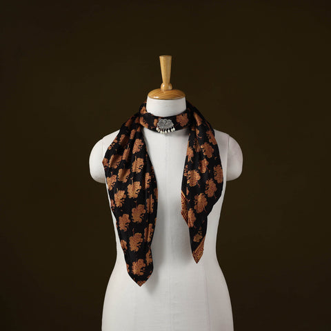 Bagh modal silk pendant necklace scarf 77 - handcrafted