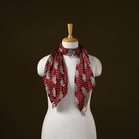 Bagh modal silk pendant necklace scarf 78 - handcrafted