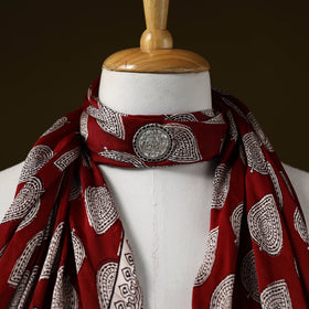 Bagh modal silk pendant necklace scarf 90 - handcrafted