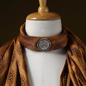 Bagh modal silk pendant necklace scarf 92 - handcrafted