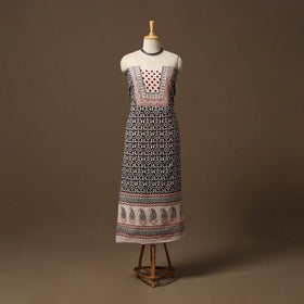 Bagh natural dyed cotton unstitched kurta material (2.95m)