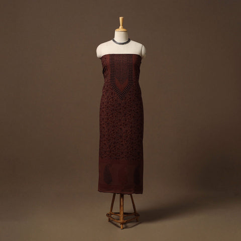 Bagh natural dyed cotton unstitched kurta material (2.95m)