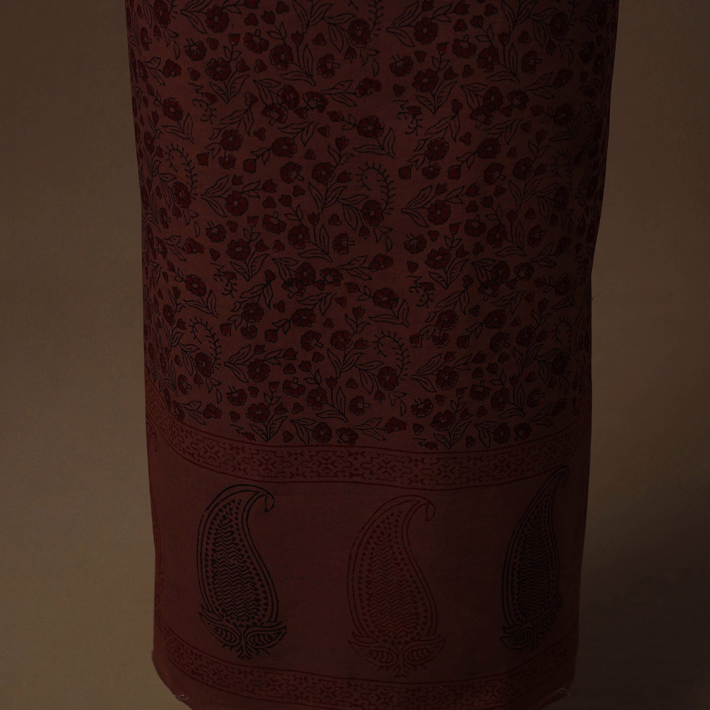 Bagh natural dyed cotton unstitched kurta material (2.95m)