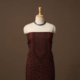 Bagh natural dyed cotton unstitched kurta material (2.95m)