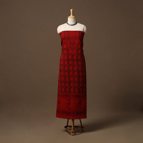 Bagh natural dyed cotton unstitched kurta material (3m) 02