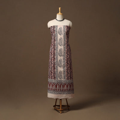 Bagh natural dyed cotton unstitched kurta material (3m) 03