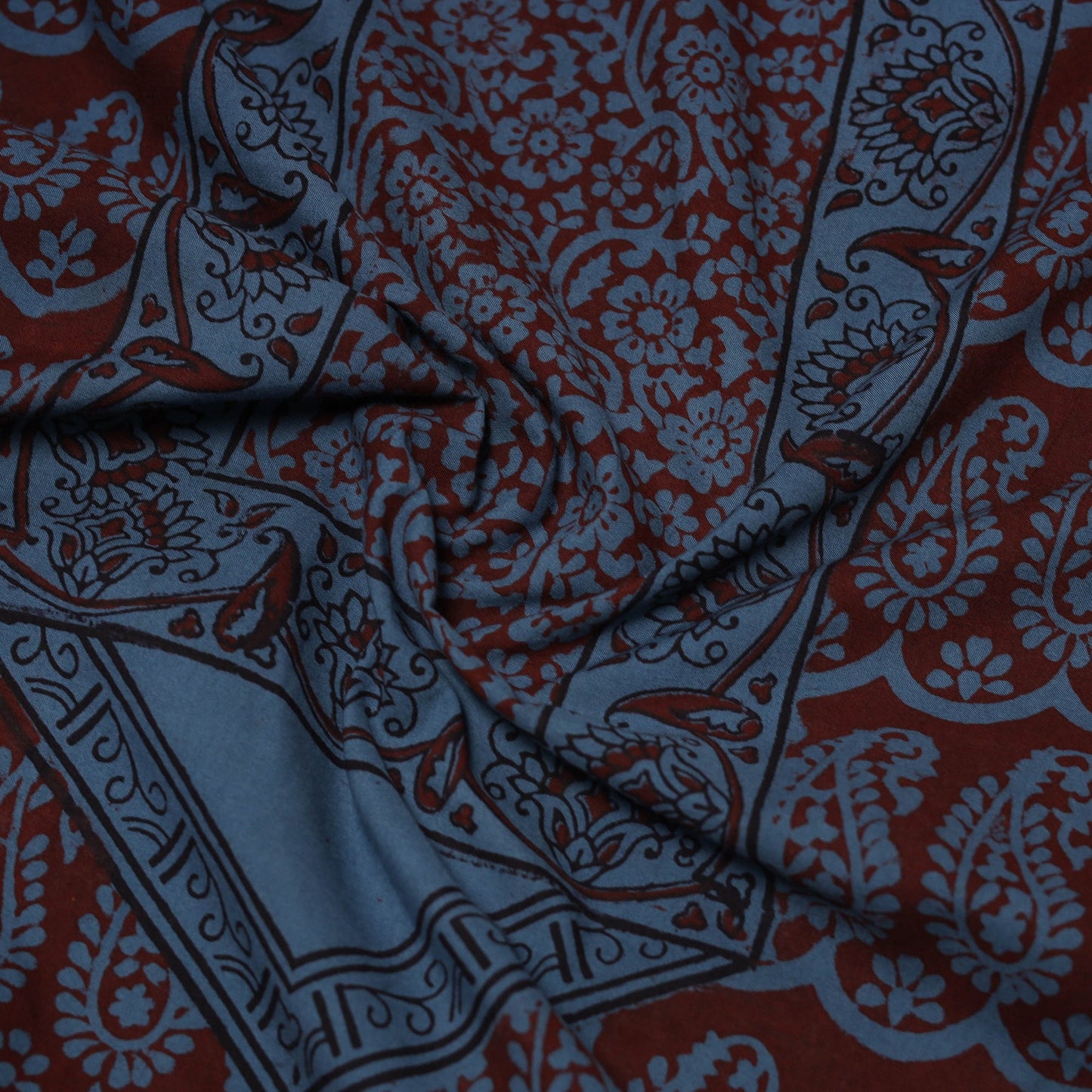 Bagh natural dyed cotton unstitched kurta material (3m) 06