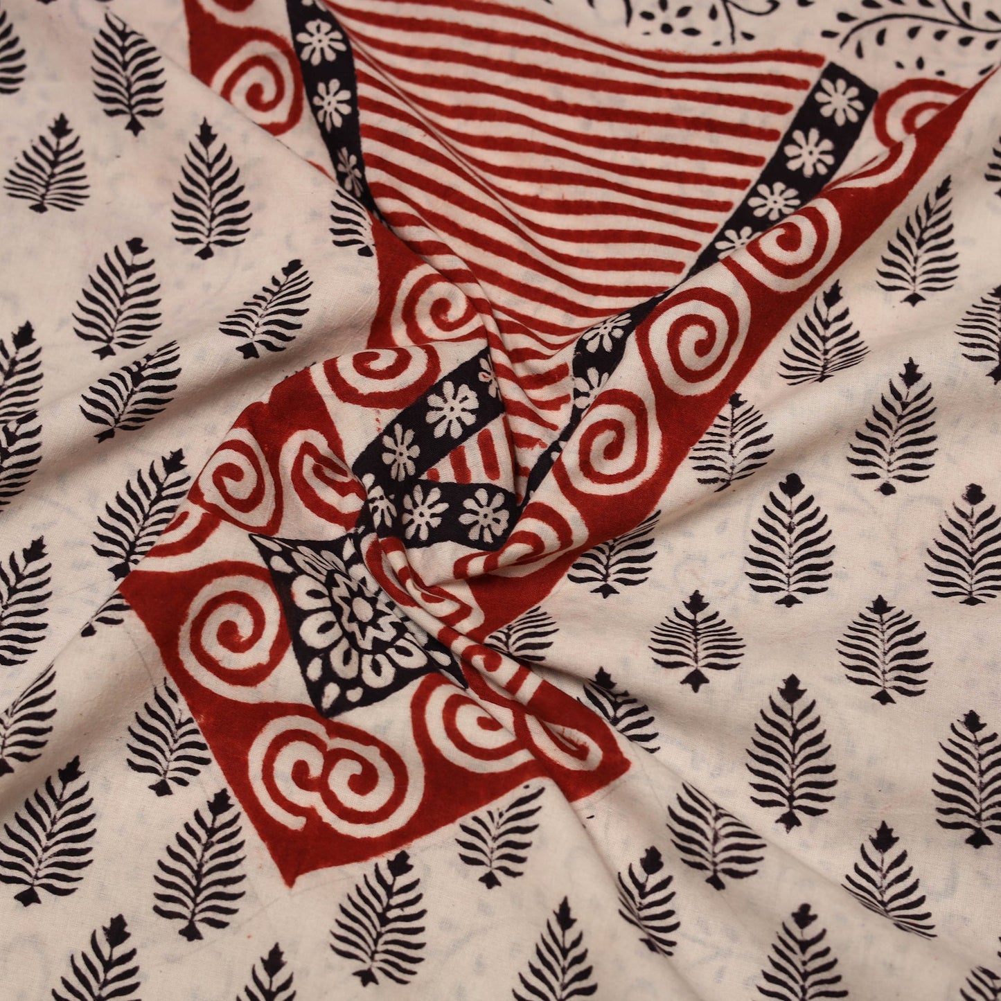 Bagh natural dyed cotton unstitched kurta material (3m) 07