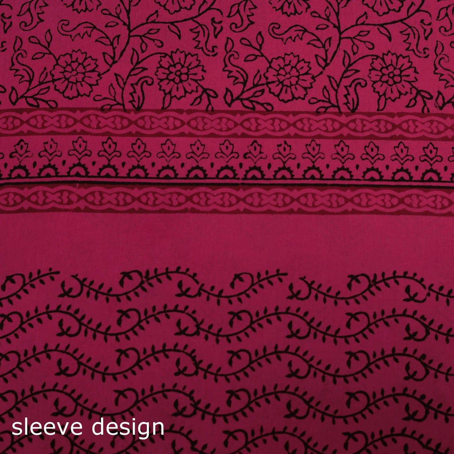 Bagh natural dyed cotton unstitched kurta material (3m) 09