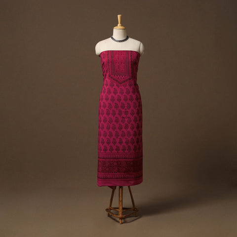 Bagh natural dyed cotton unstitched kurta material (3m) 09