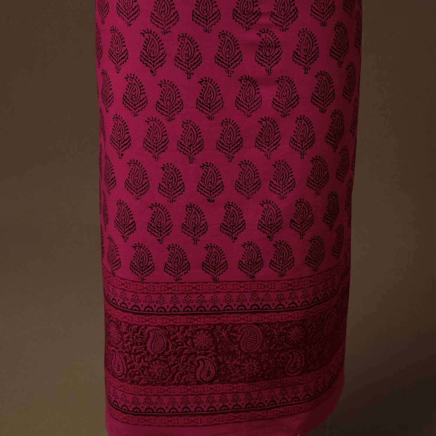 Bagh natural dyed cotton unstitched kurta material (3m) 09