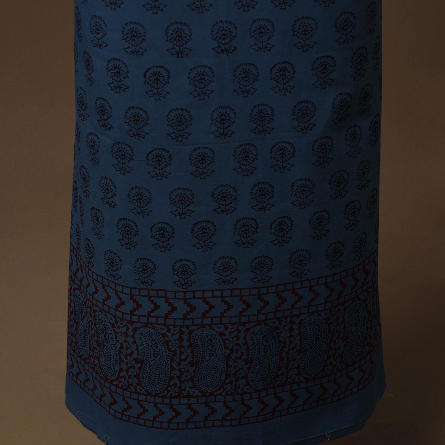 Bagh natural dyed cotton unstitched kurta material (3m) 12