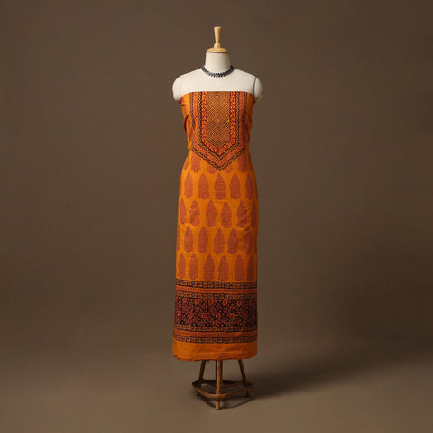 Bagh natural dyed cotton unstitched kurta material (3m) 15