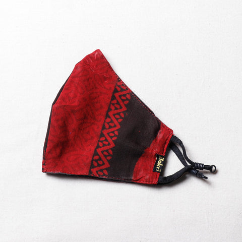  Bagh Block Printed Cotton 3 layer Snug Fit Face Cover 