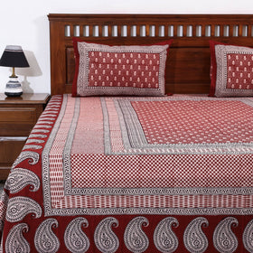 Buy Bagh Block Printed Cotton Bedcover Online l iTokri.com