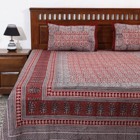 Buy Bagh Block Printed Cotton Bedcover Online l iTokri.com