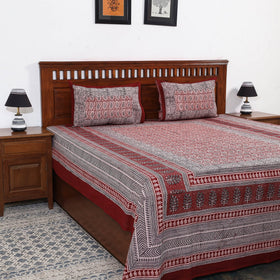 Buy Bagh Block Printed Cotton Bedcover Online l iTokri.com
