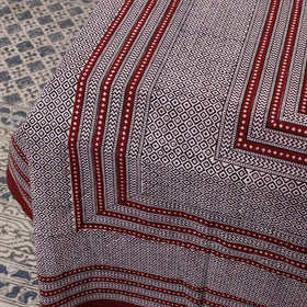 Red Bagh Block Printed Cotton Bedcover 