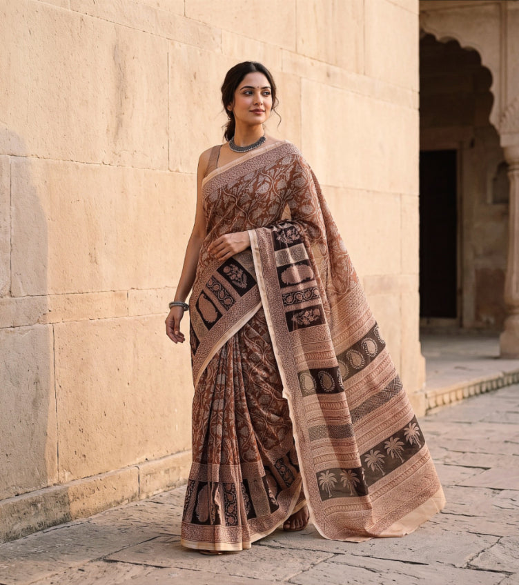 Bagh Print Sarees