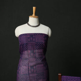 Bagru hand block print kota doria cotton natural dyed 3pc