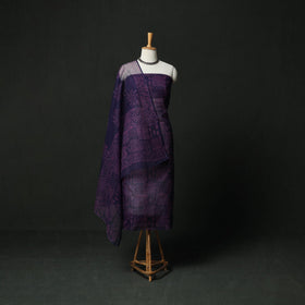 Bagru hand block print kota doria cotton natural dyed 3pc