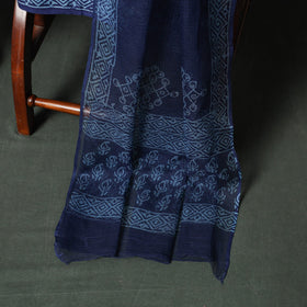 Bagru hand block print kota doria cotton natural dyed 3pc