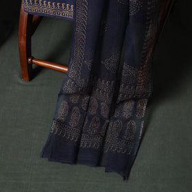 Bagru hand block print kota doria cotton natural dyed 3pc