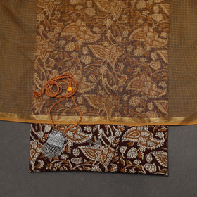 Bagru hand natural dyed cotton 2pc unstitched dress